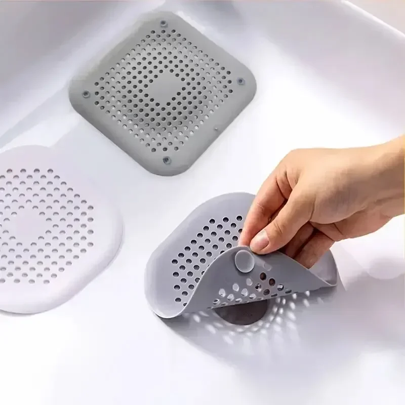 Home Bathroom Sink - プラグストッパーキッチン下水道シリコーン浴室床浴槽水フィルターホームアクセサリーシャワー排水ヘアキャッチャーシンクストレーナー