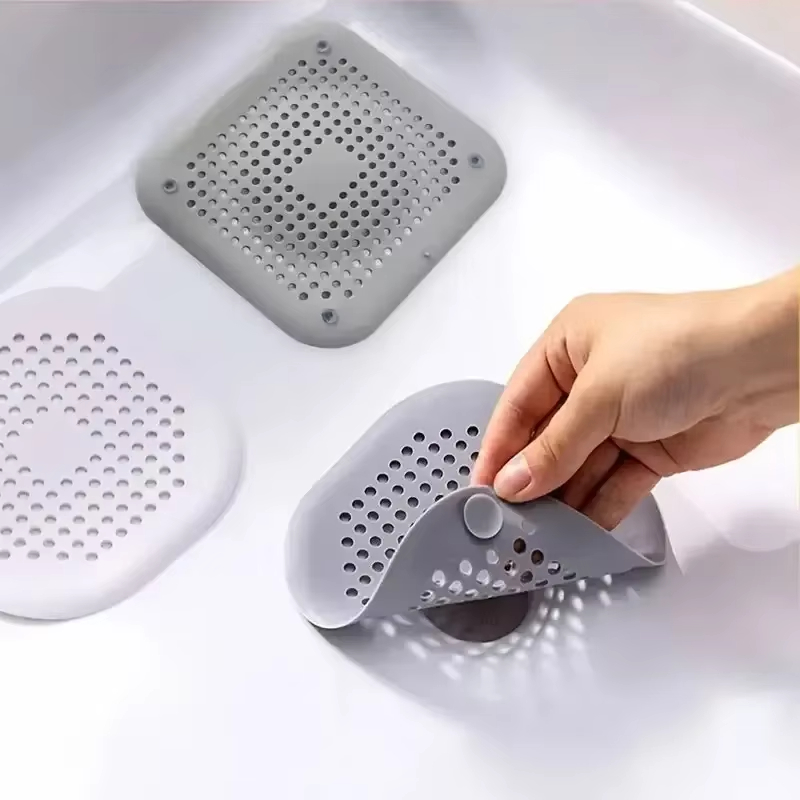 Home Bathroom Sink - プラグストッパーキッチン下水道シリコーン浴室床浴槽水フィルターホームアクセサリーシャワー排水ヘアキャッチャーシンクストレーナー