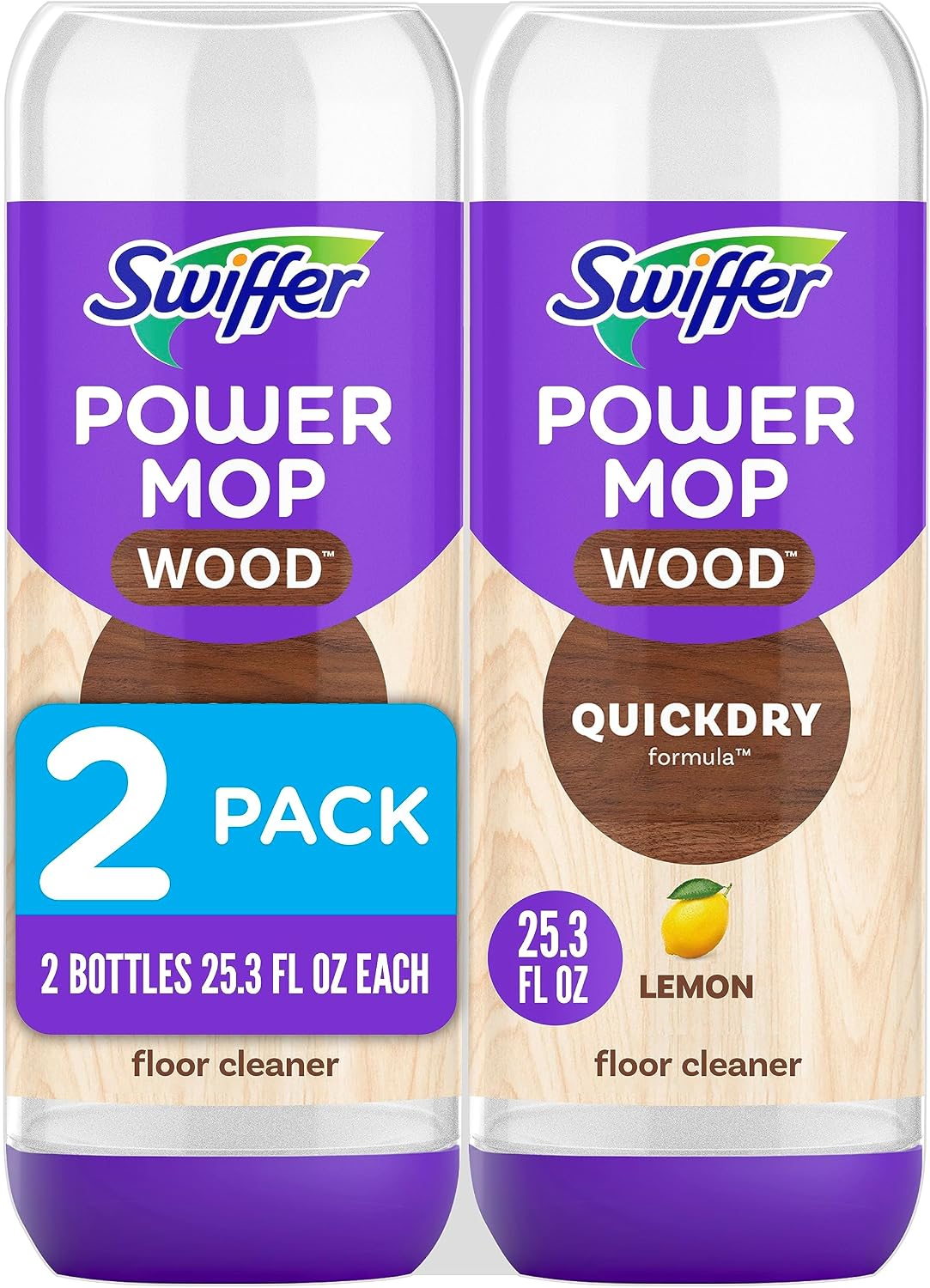 Home Bathroom Cleaning Solution - スウィファー パワーモップ ウッド リフィル ソリューション、クイックドライ ハードウッド