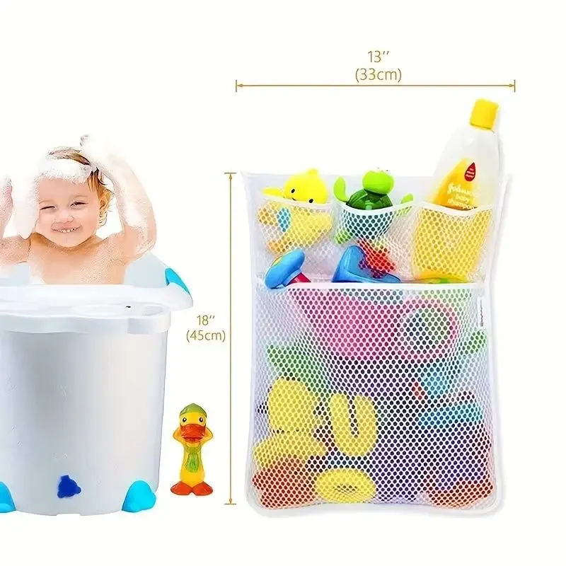 ベビーシャワーのお風呂のおもちゃ白ベビーキッズおもちゃ収納メ - Home Bathroom Organizer のレビューと価格