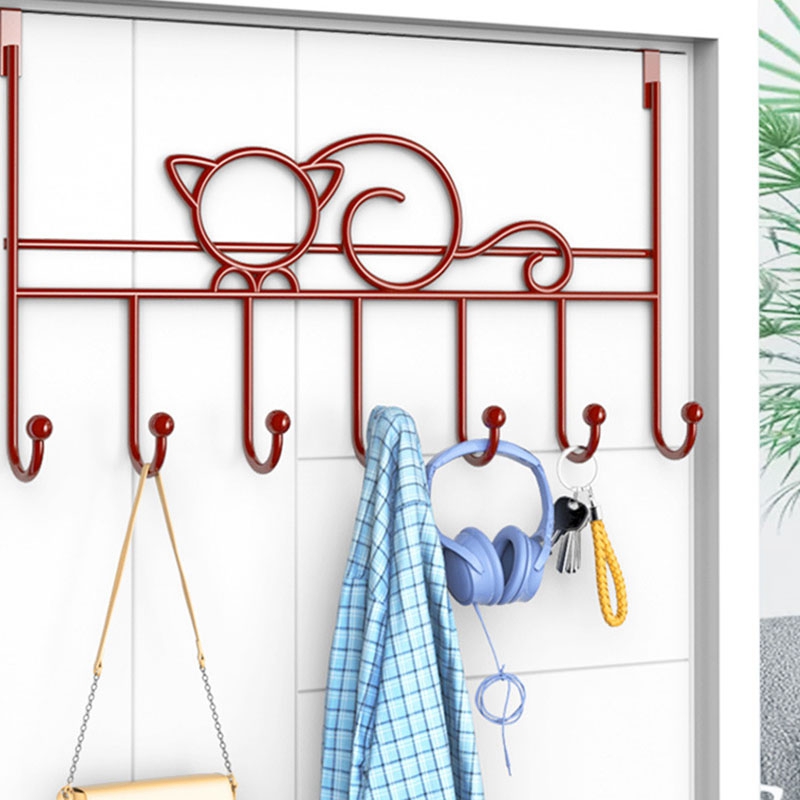 HLZS-7-ドア掛けハンガー アイアンアートバッグ 衣類  - Home Bathroom Key のレビューと価格