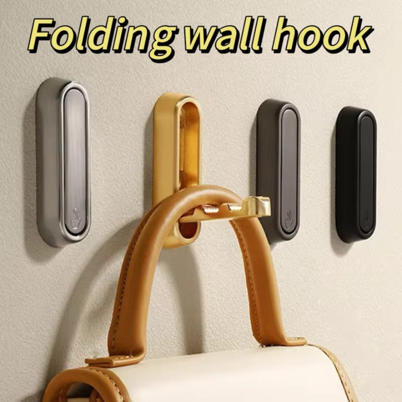 折りたたみ洋服フック亜鉛合金洋服帽子キーバッグフックホームキ - Home Bathroom Key のレビューと価格