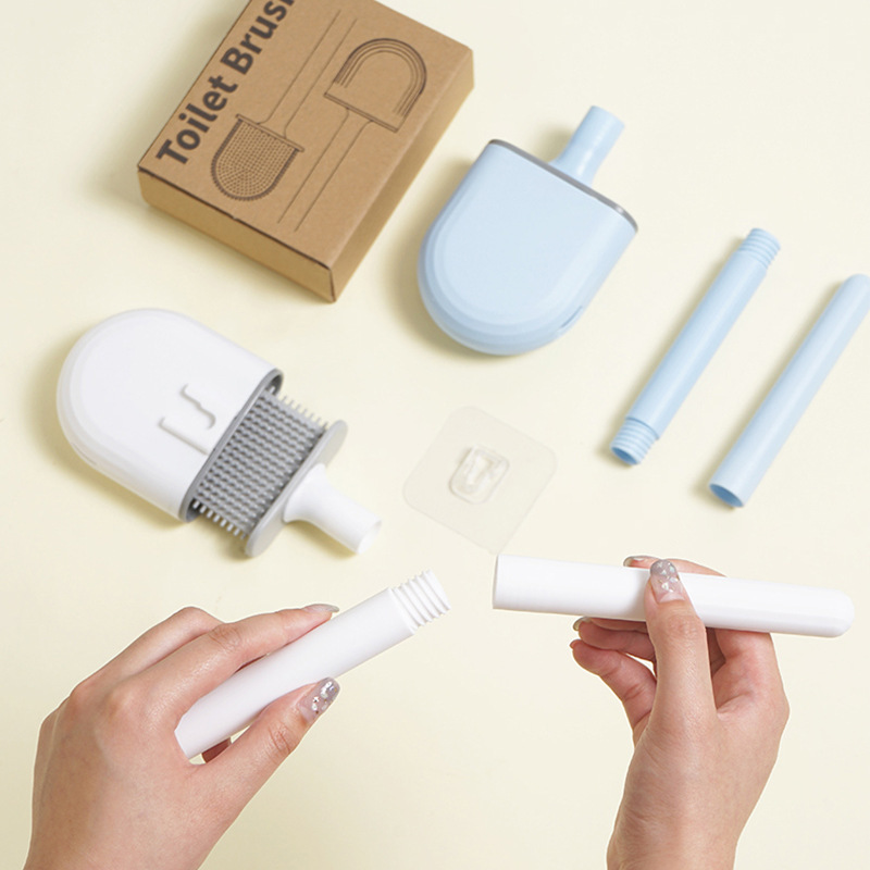 ミニシリコン製トイレブラシ（ベース付き）- 水漏れ防止、柔軟 - Toilet Brush Holder のレビューと価格