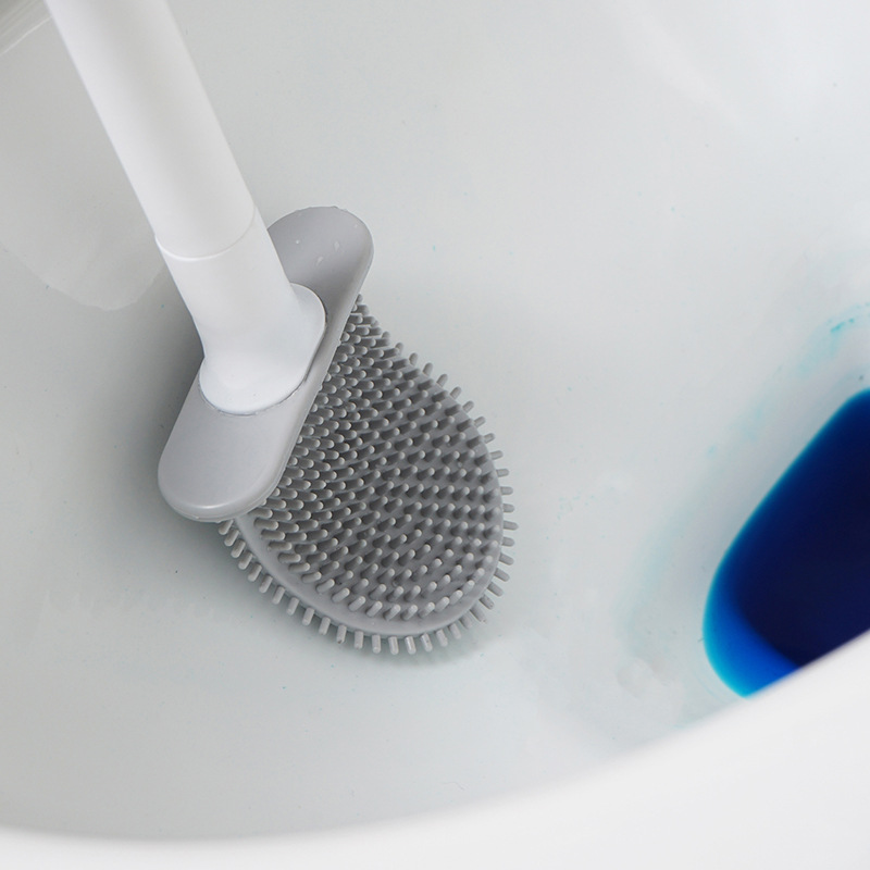 ミニシリコン製トイレブラシ（ベース付き）- 水漏れ防止、柔軟 - Toilet Brush Holder のレビューと価格