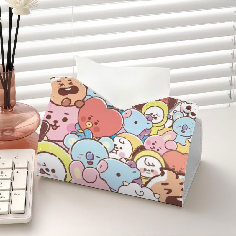 BT21アイドル関連のペーパータオルボックス（漫画の車の配置 - Home Bathroom Equipment のレビューと価格