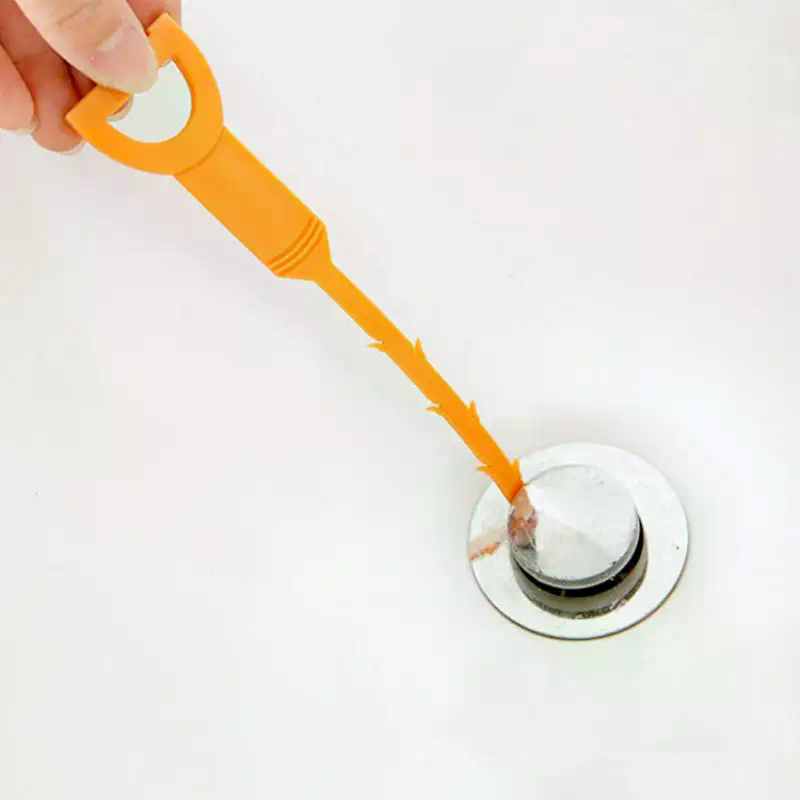 柔軟な排水溝クリーナーフック シンク詰まり除去ツール 家庭用 - Home Bathroom Cleaning Solution のレビューと価格