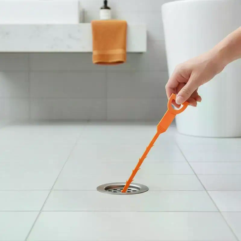 柔軟な排水溝クリーナーフック シンク詰まり除去ツール 家庭用 - Home Bathroom Cleaning Solution のレビューと価格