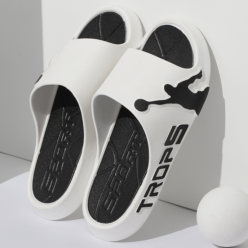 ファッションメンズスリッパ PVC ソフトソールノンスリップ - Home Outside Bathroom のレビューと価格