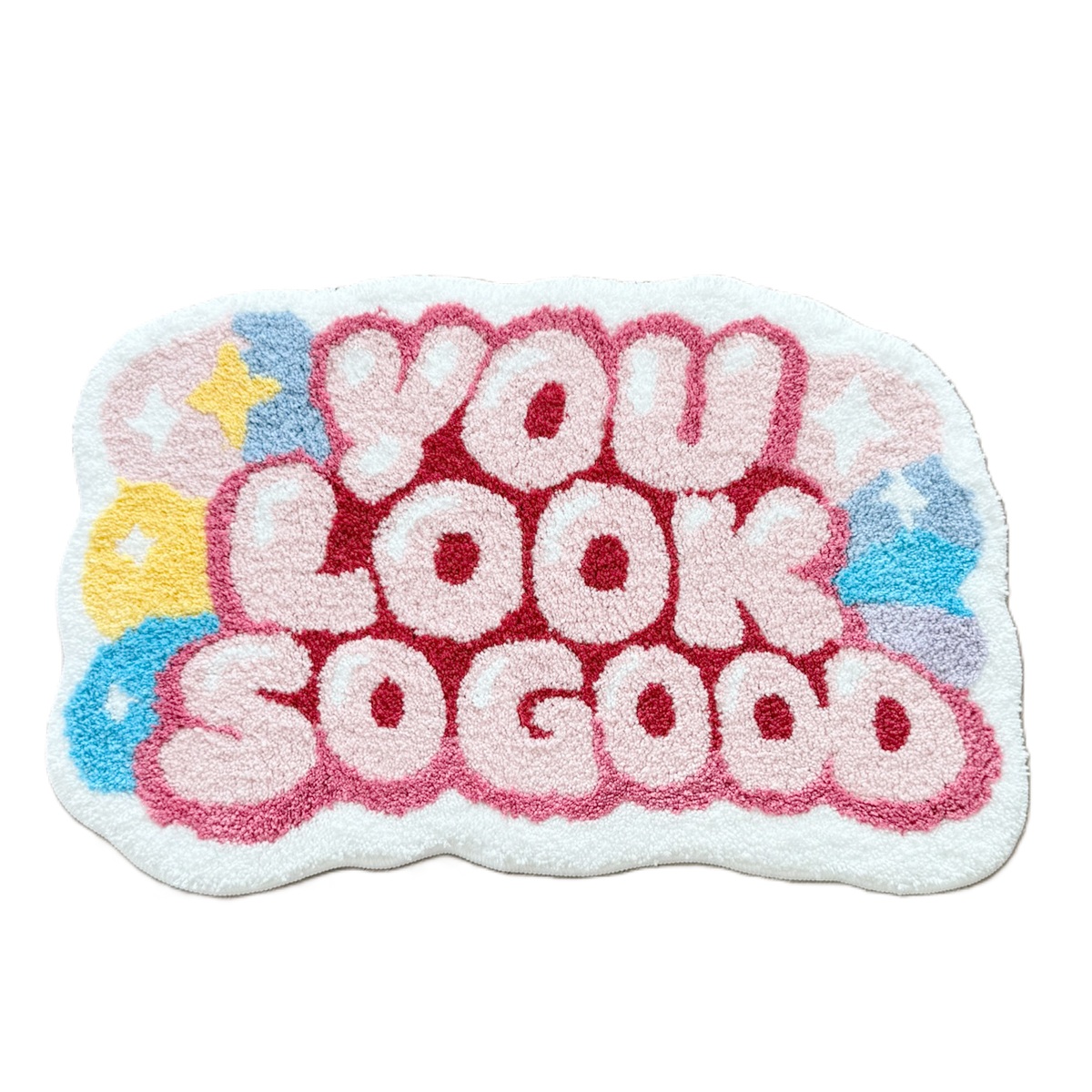 かわいいバブルレター「YOU LOOK SO GOOD」タフ - Home Goods Bathroom Vanity のレビューと価格