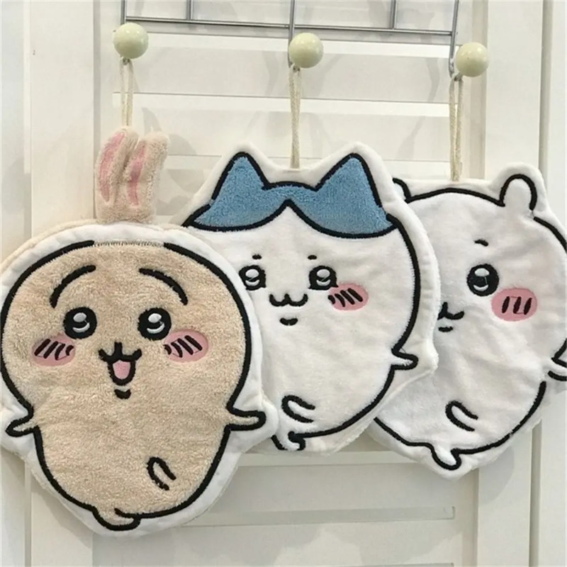 ちいかわうさぎ小八吉かわいいハンギングハンドタオル超吸収キッ - Home Bathroom Equipment のレビューと価格