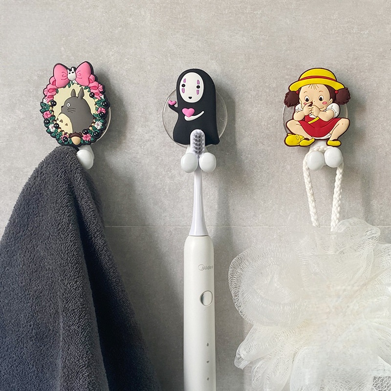 1Pc 漫画アニメトトロフィギュア歯ブラシホルダー壁歯ブラシ - Toilet Brush Holder のレビューと価格