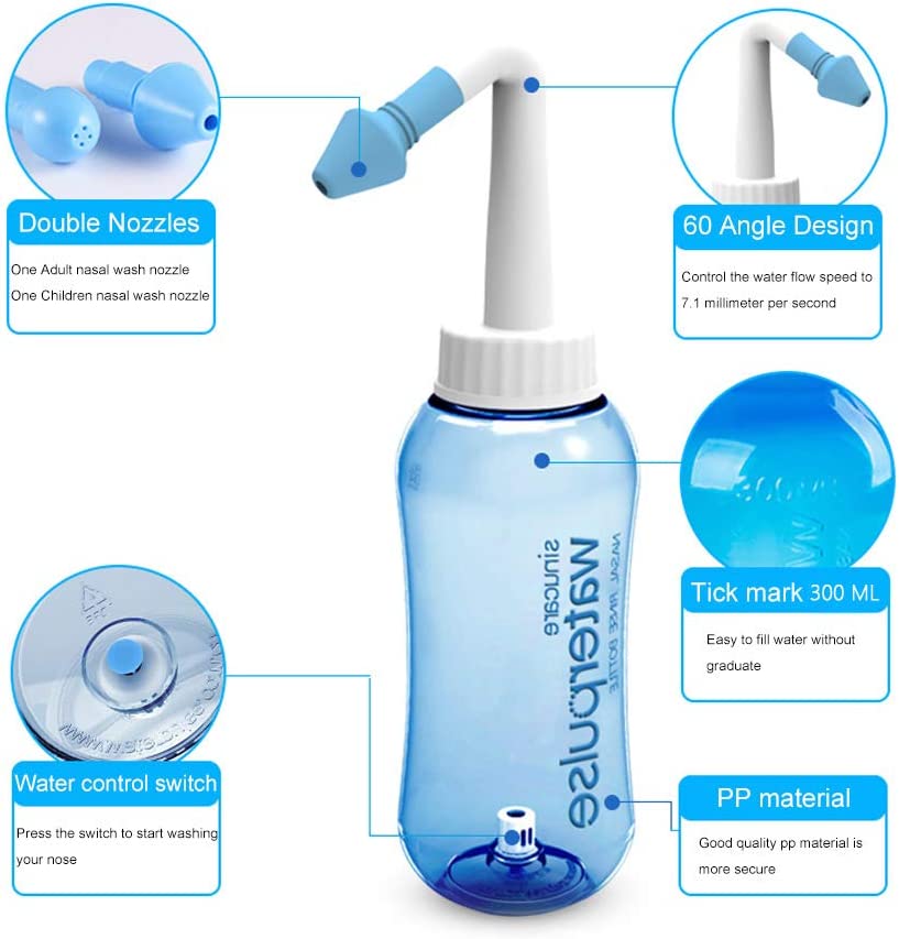 300 ミリリットル 500 ミリリットル鼻洗浄器リンスボト - Home Bathroom Cleaning Machine のレビューと価格
