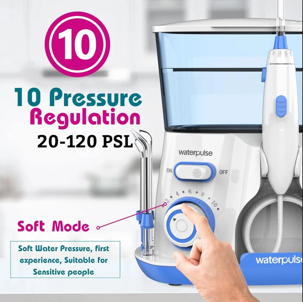 ウォーターパルス V300 電動ウォーターフロッサー高圧口腔 - Home Bathroom Cleaning Machine のレビューと価格