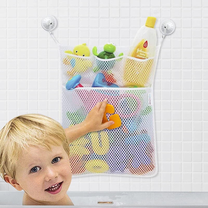 ベビーシャワーバスおもちゃ ホワイト ベビーキッズおもちゃ収 - Home Bathroom Organizer のレビューと価格