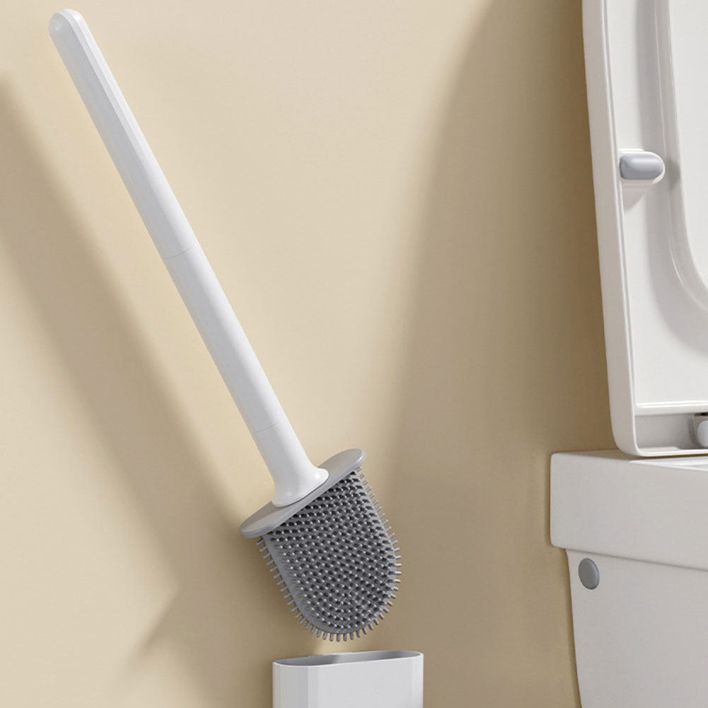 シリコーントイレブラシホルダー付き壁掛けトイレクリーニングブ - Toilet Brush Holder のレビューと価格