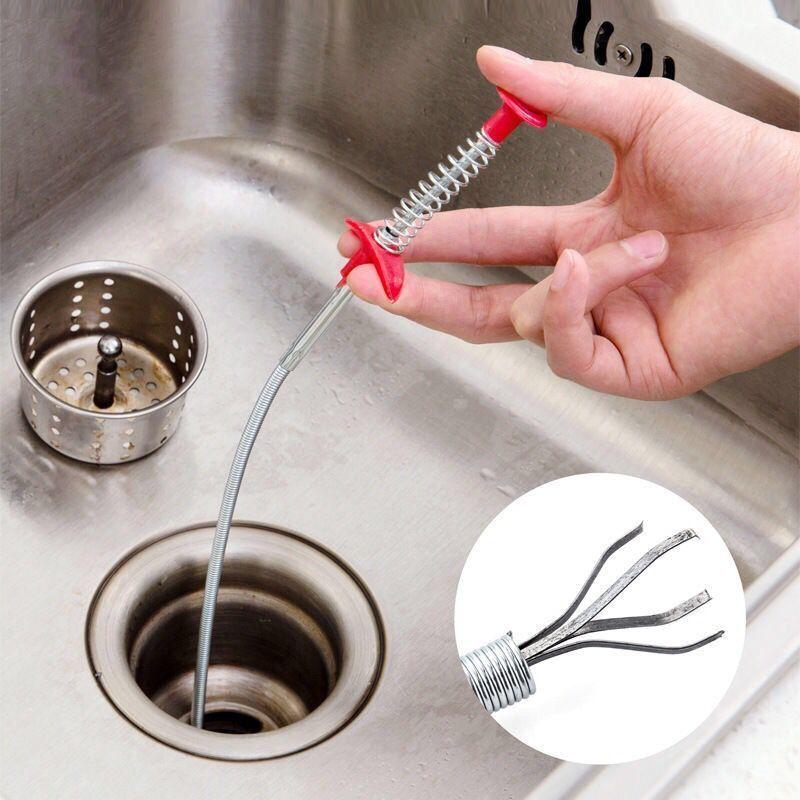 4本爪排水詰まり除去ツール ステンレス製フレキシブルシンク詰 - Jet Home Bathroom のレビューと価格