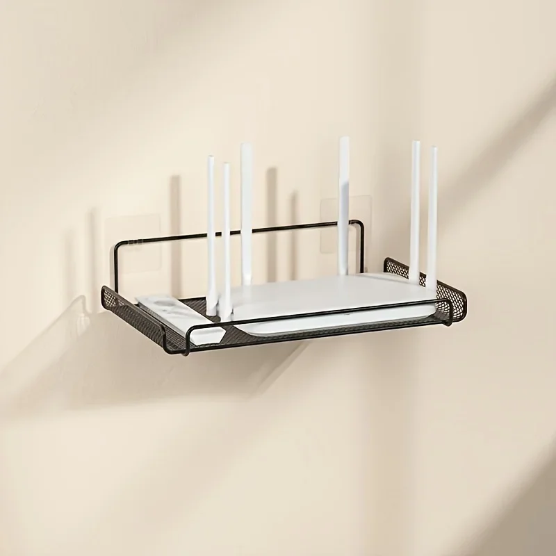 ステンレス製ルーターシェルフ 穴あけ不要 WiFi 壁掛けル - Home Bathroom Equipment のレビューと価格