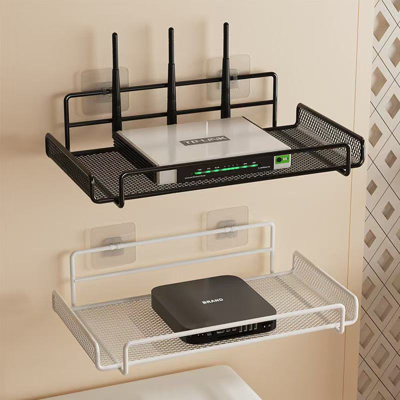 ステンレス製ルーターシェルフ 穴あけ不要 WiFi 壁掛けル - Home Bathroom Equipment のレビューと価格